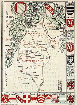 Primer mapa conocido de Lorena