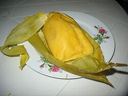 Bollo o envuelto de mazorca