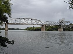 Puente ferrocarretero entre Viedma y Carmen de Patagones