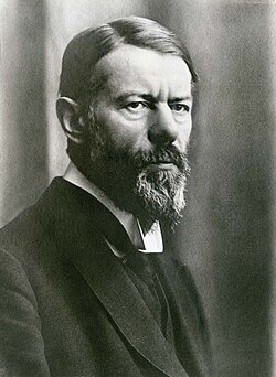 Max Weber, economista y sociólogo alemán.