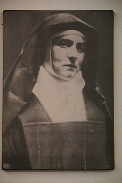 Retrato de Santa Teresa Benedicta de la Cruz.