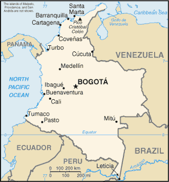 Mapa de Colombia