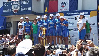 Schneck-Alas Rojas en el podio de Rutas de América 2015