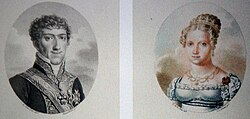 Retrato del infante Francisco de Paula y su esposa Luisa Carlota