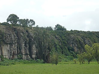 Rocas del abrigo de El Abra en Colombia