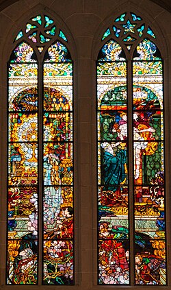 Ventana eucarística de Józef Mehoffer