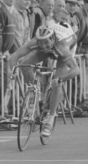 Retrato del ciclista Jan Bogaert