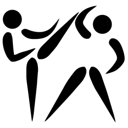 Atletas de taekwondo en competición durante los Juegos Olímpicos de Londres 2012