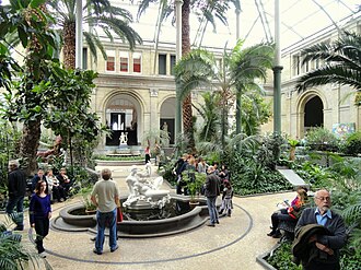 Interior del Jardín de Invierno de la Gliptoteca Ny Carlsberg