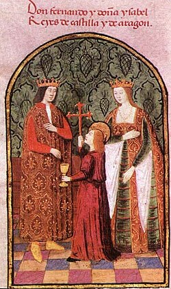 Retrato de los Reyes Católicos Isabel y Fernando