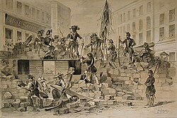 Barricadas de Viena en mayo de 1848