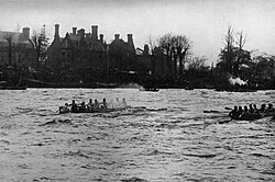 Fotografía histórica de la regata de 1896
