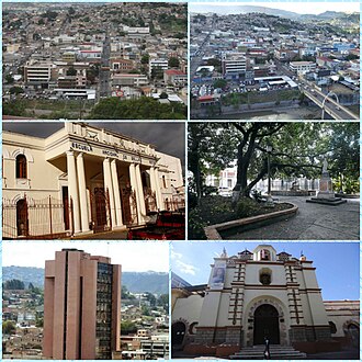 Vista general urbana de Comayagüela