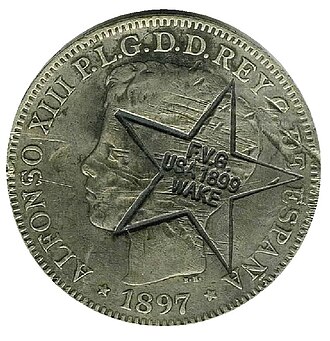 Moneda histórica conmemorativa de la ocupación estadounidense