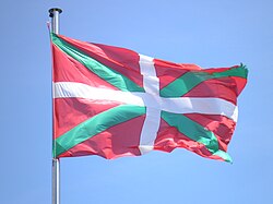 Bandera del nacionalismo vasco, llamada ikurriña