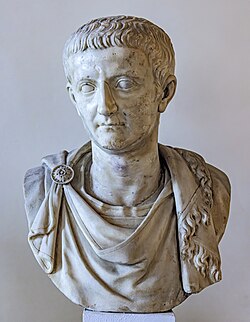 Busto del emperador Tiberio conservado en el Museo Correr