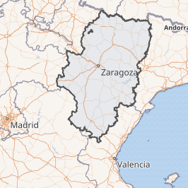 Mapa de Aragón