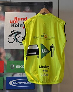 Campaña de seguridad vial para ciclistas