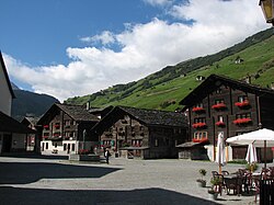 Pueblo de Vals en Suiza
