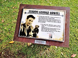 Jardín George Orwell en Lérida