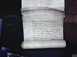 Documento del Bill of Rights inglés