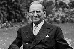 Alcide de Gasperi, uno de los padres fundadores de la Unión Europea.
