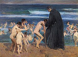 Pintura Triste herencia de Joaquín Sorolla