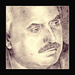 Dibujo que representa al juez antimafia Giovanni Falcone