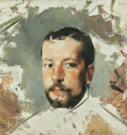 Retrato fotográfico de José Malhoa en 1882