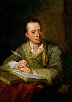 Retrato de Winckelmann por Angelica Kauffmann