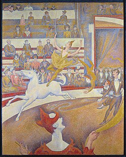 El circo, última obra de Seurat conservada en el Museo de Orsay