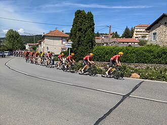 Fotografía panorámica representativa del Critérium del Dauphiné