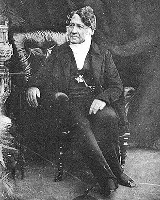 Daguerrotipo de Luis Felipe I de Francia hacia 1840