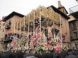 La Madre Dolorosa en la Plaza Mayor