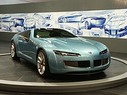 Bertone Birusa en vista frontal y lateral