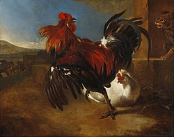 El gallinero de Melchior de Hondecoeter
