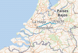 Mapa de localización del río Lek