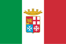 Bandera naval de Italia