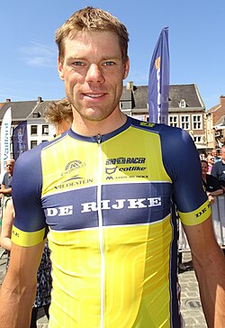 Retrato del ciclista Wouter Mol