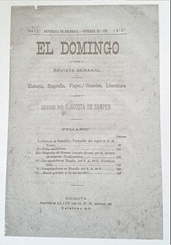 Ejemplar de la revista El Domingo