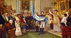 Manuel Belgrano, líder de la independencia de naciones americanas del Imperio español.