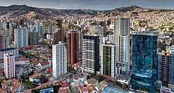 La Paz, un ejemplo de asentamiento urbano complejo situado en altura.