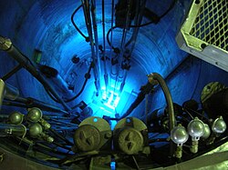 Núcleo del reactor RA-6 en el Centro Atómico Bariloche