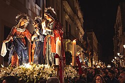 Procesión de Semana Santa en Trapani
