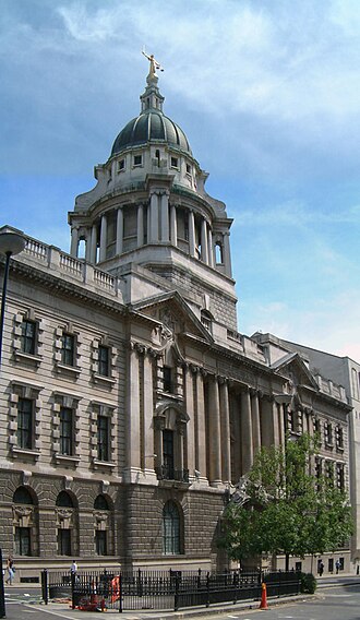 Fachada exterior del Old Bailey