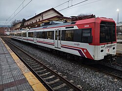 Tren de cercanías en Asturias