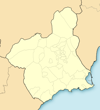 Ubicación de La Manga en la Región de Murcia