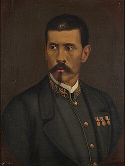 Retrato fotográfico de Porfirio Díaz Mori, Presidente de México.