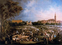 La feria de Sevilla, 1852, óleo sobre lienzo, Museo de Bellas Artes de Bilbao.