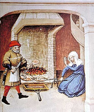 Ilustración histórica procedente de una edición flamenca de 1432